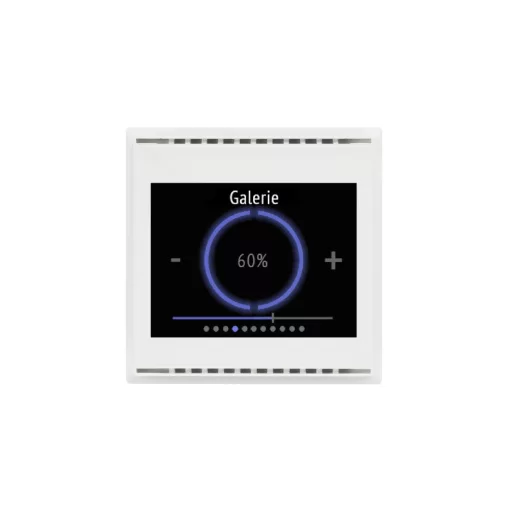 ELSNER 70801 KNX hőmérséklet-érzékelő kijelzővel Cala Touch CH | hőmérséklet-érzékelő | tiszta fehér