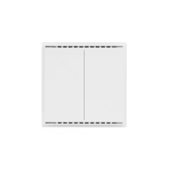   ELSNER 70871 KNX tapintásérzékelő Cala CH | 2-csatornás, hőmérséklet-érzékelővel | tiszta fehér