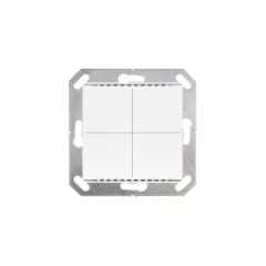   ELSNER 70880 KNX tapintásérzékelő Cala | 4-csatornás, hőmérsékletérzékelővel | fehér