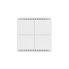   ELSNER 70881 KNX tapintásérzékelő Cala CH | 4-csatornás, hőmérséklet-érzékelővel | tisztafehér