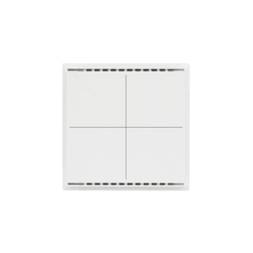 ELSNER 70881 KNX tapintásérzékelő Cala CH | 4-csatornás, hőmérséklet-érzékelővel | tisztafehér