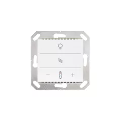   ELSNER 70890 KNX üveg érintőpanel Touch | Fény, Napvédelem, Hőmérséklet | fehér