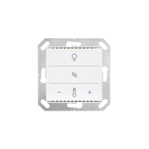 ELSNER 70890 KNX üveg érintőpanel Touch | Fény, Napvédelem, Hőmérséklet | fehér