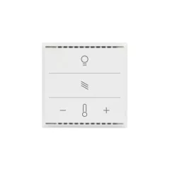   ELSNER 70891 KNX üveg érintőpanel Touch CH | Fény, Napvédelem, Hőmérséklet | fehér