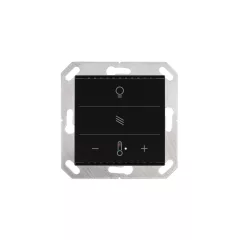   ELSNER 70892 KNX üveg érintőpanel Touch | Fény, árnyékolás, hőmérséklet | fekete