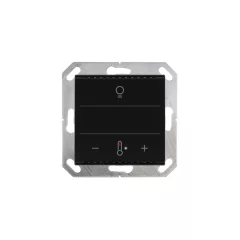   ELSNER 70952 KNX üveg érintőpanel Touch | fény, hőmérséklet | fekete