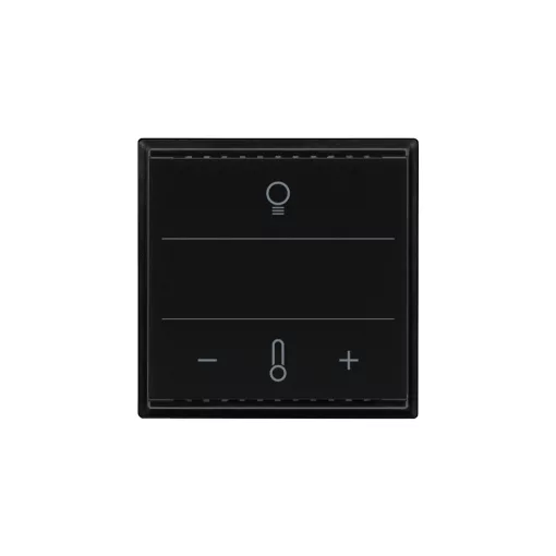 ELSNER 70953 KNX üveg érintőpanel Touch CH | fény, hőmérséklet | fekete