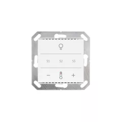   ELSNER 70960 KNX üveg érintőpanel Touch | Fény, 3 jelenet, hőmérséklet | fehér