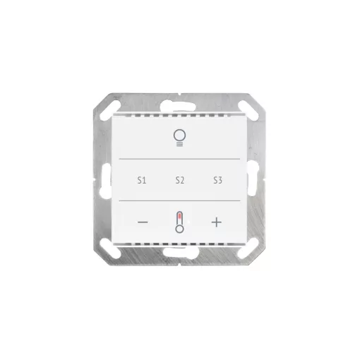 ELSNER 70960 KNX üveg érintőpanel Touch | Fény, 3 jelenet, hőmérséklet | fehér