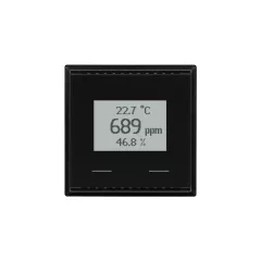   ELSNER 70974 KNX üveg érintőpanel Touch CH | hőmérséklet, páratartalom, VOC | mélyfekete