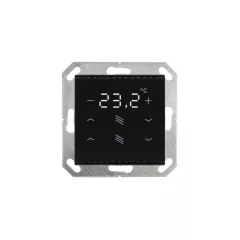   ELSNER 71052 KNX szobahőmérséklet-szabályozó Cala | 2x árnyékolás | fekete