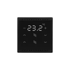   ELSNER 71053 KNX szobahőmérséklet-szabályozó Cala CH | 2x árnyékolás | fekete