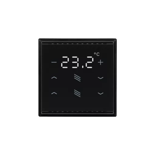 ELSNER 71053 KNX szobahőmérséklet-szabályozó Cala CH | 2x árnyékolás | fekete