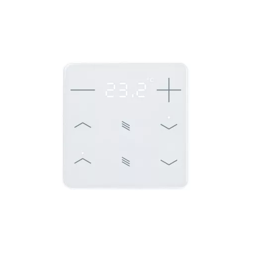ELSNER 71103 KNX érintőkapcsoló eTR | Hőmérséklet-szabályozás, 2x árnyékolás | fehér