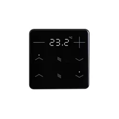   ELSNER 71104 KNX tapintásérzékelő eTR | Hőmérsékletszabályozás, 2x árnyékolás | fekete