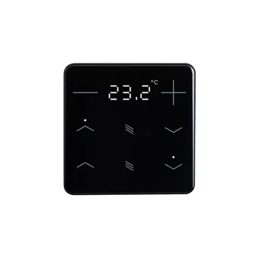 ELSNER 71104 KNX tapintásérzékelő eTR | Hőmérsékletszabályozás, 2x árnyékolás | fekete