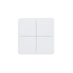   ELSNER 71133 KNX üveg érintőpanel eTR | 4-csatornás, hőmérsékletérzékelő | jelzésfehér
