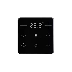   ELSNER 71174 KNX tapintásérzékelő eTR | Hőmérsékletszabályozás, 2x Fény | fekete
