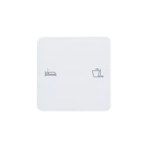 ELSNER 71330 KNX Hotel üveg érintőpanel eTR | Szobaszerviz | jelzésfehér