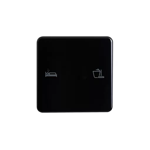 ELSNER 71332 KNX Hotel üveg érintőpanel eTR | Szobaszerviz | mélyfekete
