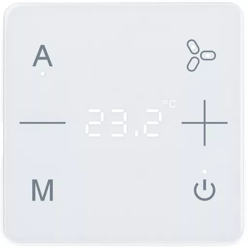 ELSNER 71510 KNX Secure helyiséghőmérséklet-szabályozó eTR | Standard | jelzésfehér