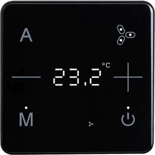 ELSNER 71512 KNX Secure szobahőmérséklet-szabályozó eTR | Standard | fekete