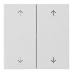   GIRA 538727 leírás. Cover S3000 System 55 | 2-szeres, nyilak | tiszta fehér szatén matt