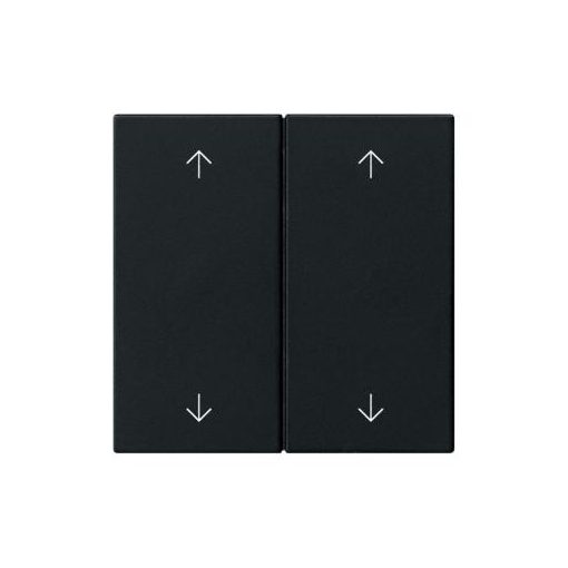 GIRA 5387005 leírás. Cover S3000 System 55 | 2-szeres, nyilak | fekete Matt