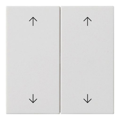 GIRA 538703 leírás. Cover S3000 System 55 | 2-szeres, nyilak | tiszta fehér fényes