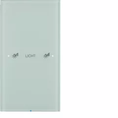   BERKER 75141150 KNX üveg érintőpanel R.3 | 1-csatornás, Komfort, konfigurált | poláris fehér üveg