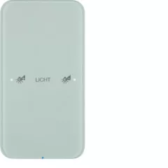   BERKER 75141160 KNX üveg érintőpanel R.1 | 1-csatornás, Komfort, konfigurált | poláris fehér üveg