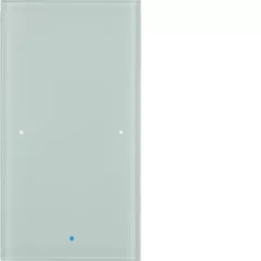   BERKER 75141830 KNX üveg érintőpanel | 1 kimenetes, Komfort | poláris fehér üveg