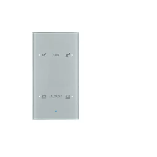 BERKER 75142134 KNX üveg érintőpanel | 2-csatornás, Komfort, konfiguriert | glas alu