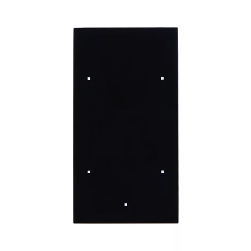 BERKER 75142835 KNX üveg érintőpanel | 2-csatornás, Komfort | fekete üveg