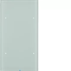   BERKER 75142850 KNX üveg érintőpanel R.3 | 2-csatornás, Komfort | poláris fehér üveg