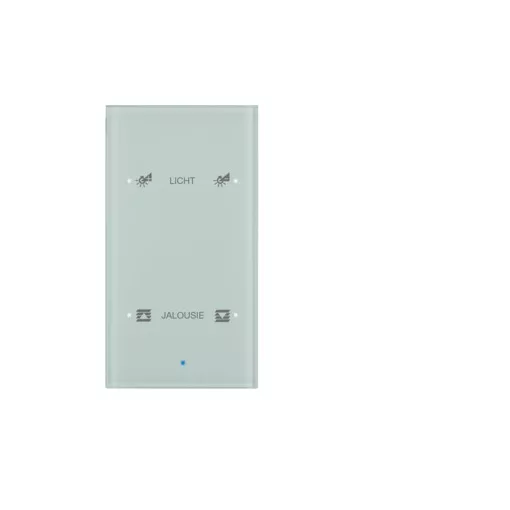 BERKER 75142930 KNX üveg érintőpanel | 2-csatornás, Komfort, konfiguriert | poláris fehér üveg