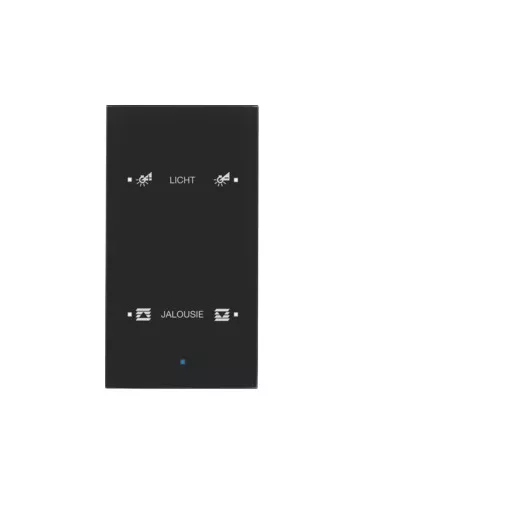 BERKER 75142935 KNX üveg érintőpanel | 2-csatornás, Komfort, konfigurált | fekete üveg