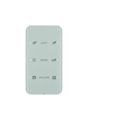 BERKER 75143160 KNX üveg érintőpanel R.1 | 3-csatornás, Komfort, konfiguriert | poláris fehér üveg