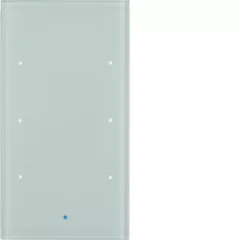   BERKER 75143830 KNX üveg érintőpanel | 3-csatornás, Komfort | poláris fehér üveg