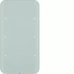   BERKER 75143860 KNX üveg érintőpanel R.1 | 3-csatornás, komfort | poláris fehér üveg