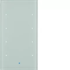   BERKER 75144830 KNX üveg érintőpanel | 4-csatornás, Komfort | poláris fehér üveg