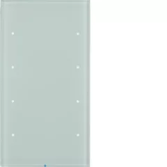   BERKER 75144850 KNX üveg érintőpanel R.3 | 4-csatornás, Komfort | poláris fehér üveg