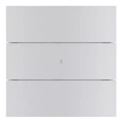   BERKER 75163594 KNX tapintásérzékelő B.IQ | 3-csatornás, Komfort | alumínium eloxált