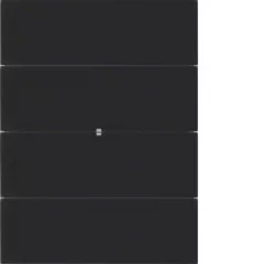   BERKER 75168692 KNX fényjelenet-tapintásérzékelő B.IQ | 8-csatornás, Komfort | üveg fekete