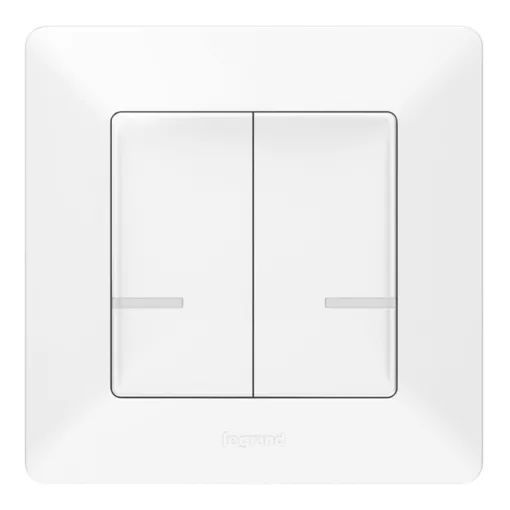 LEGRAND 752187 Netatmo tapintásérzékelő Valena Life | 2-csatornás, Licht | ultrafehér