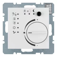   MDT BERKER 75441159 KNX hőmérsékletszabályozó S.1/B.3/B.7 | érintőkapcsoló interfésszel | poláris fehér fényes
