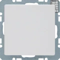  BERKER 75441229 KNX objektum-szobatermosztát Q.1/Q.3 | érintőkapcsoló-interfésszel | poláris fehér bársony