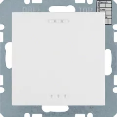   BERKER 75441289 KNX objektum-helyiséghőmérséklet-szabályozó B.1 | érintőkapcsoló-interfésszel | poláris fehér matt