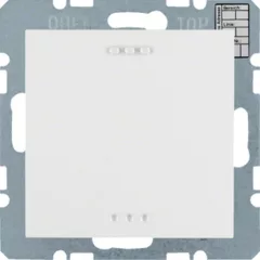   BERKER 75441359 KNX CO2-érzékelő S.1/B.3/B.7 | páratartalom- és hőmérséklet-szabályozóval | poláris fehér fényes