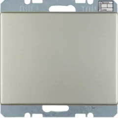   BERKER 75441373 KNX CO2-érzékelő K.1/K.5 | páratartalom- és hőmérsékletszabályozóval | nemesacél